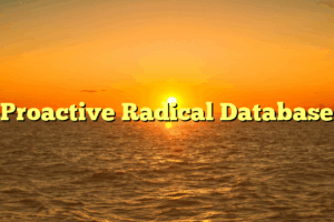 Proactive Radical Database