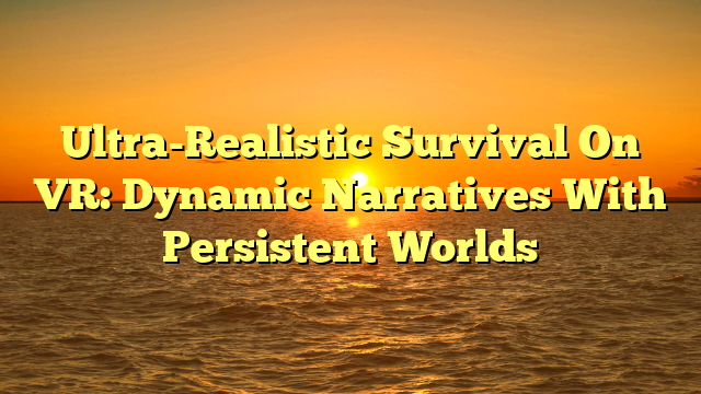 Ultra-Realistic Survival On VR: Dynamic Narratives With Persistent Worlds